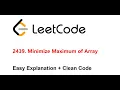 2439 Minimize Maximum of Array Binary Search