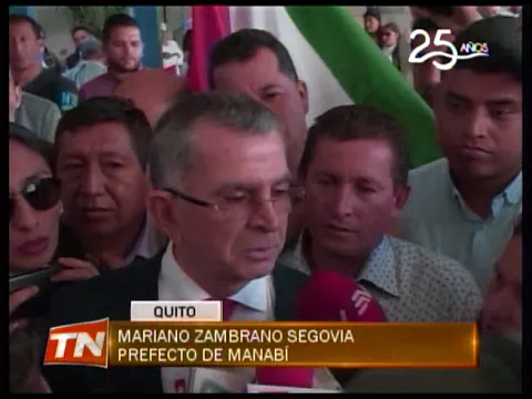 El prefecto Mariano Zambrano y su hijo rindieron versión en la fiscalía general
