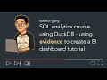 SQL analytics course with DuckDB - Sakila BI dashboard using Evidence