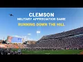 Clemson 2025 Military Appriciation Game - Running Down The Hill
