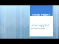 applet program running procedure
