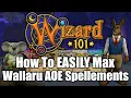 How To EASILY Max Spellements For Wallaru AOES in Wizard101