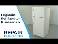 Frigidaire Refrigerator Disassembly Model FFTR1814TW8 - Repair Help
