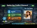 Update User Profile Password in Node js JWT Auth MERN Stack E-Commerce in Tamil