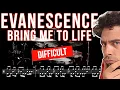 Download Lagu Evanescence - Bring Me To Life - Drum cover (with scrolling drum score)