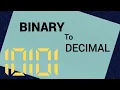 Binary to Decimal Conversion Logic with Java Code Mathematics for Computer Science Series