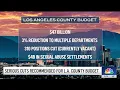 Serious cuts recommended for LA County budget