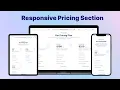 Responsive Pricing Table Design Using HTML CSS