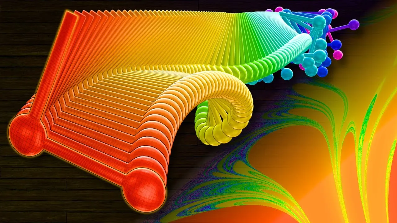 Ordem Escondida no Caos: Geração de Fractal a Partir de 4 Milhões de Pêndulos Duplos