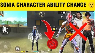 Sonia Character Ability Change | Sonia Character Ability Change After OB49 Update 