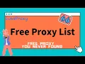 lunaproxy free https proxy list Use unlimited proxy IP for free free proxy page