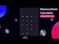 Create a beautiful Glassorphism calculator using only html and css Animation Developer Sajeeb