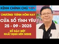 Download Lagu Số Đặc Biệt - Nghe Cửa Sổ Tình Yêu VOV Ngày 25/09/2025 | Đinh Đoàn Chia Sẻ Vấn Đề Ngoại Tình Tâm Lý