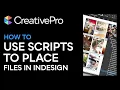 InDesign How to Use Scripts to Place Files in an InDesign File Tutorial