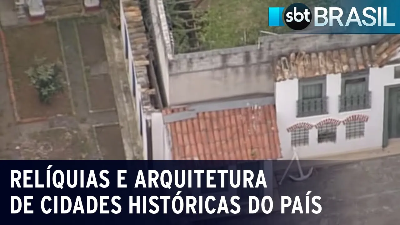 Vila colonial escondida pode virar ponto turístico | SBT Brasil (25/07/23)