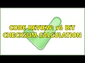 Code Review 16 bit checksum calculation