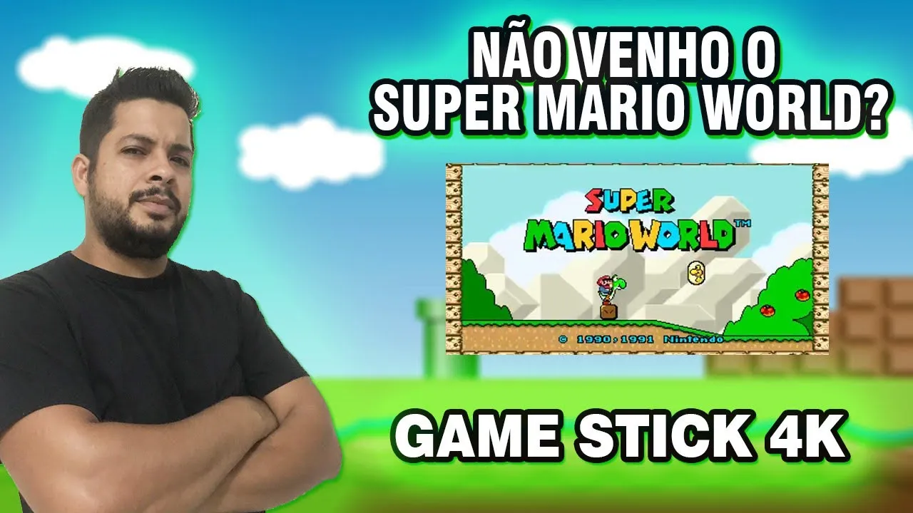 Game Stick 4k sem o Mário ?? Saiba como adicionar o Super Mário World