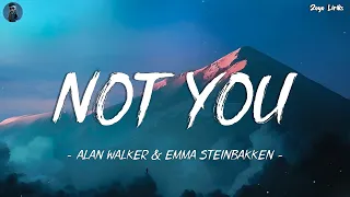 Download Alan Walker x Emma Steinbakken - Not You (Lyric Video Mix) MP3