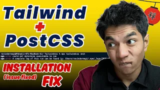 Tailwind CSS PostCSS Installation issue Fixed Complete Step-By-Step Guide 2025