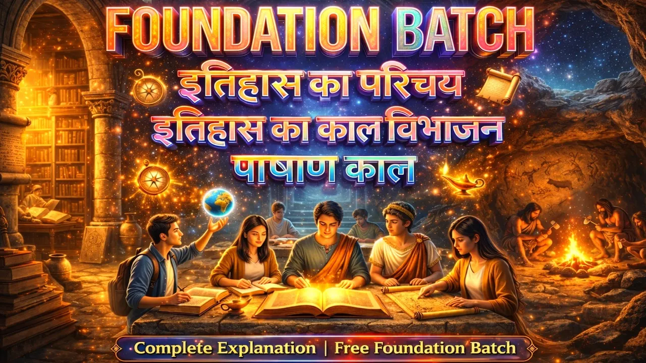 Class 1 इतिहास का परिचय, काल विभाजन और पाषाण काल | Complete Explanation| Free PDF| Basic to Advance|