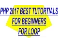 for loop in php with example for loop in php example English tutorial of for loop in php