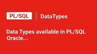 datatypes