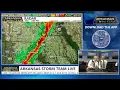 Monitoring rainfall across the area AR Storm Team Live