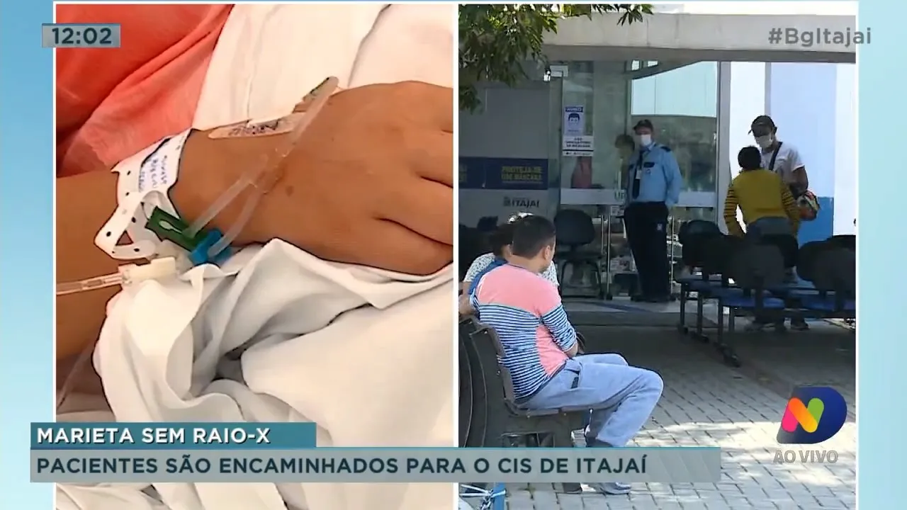 Marieta sem raio-X, e pacientes são encaminhados para o CIS de Itajaí