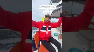 Choosing a good man is even more important when you’re trapped on a boat 24/7 with him ⛵️ 🫶🏻
