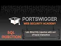 PORTSWIGGER WEB SECURITY ACADEMY SQL Injection - Lab