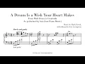 A Dream Is a Wish Your Heart Makes - kno Piano Music - Sheet music transcription