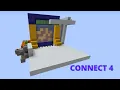 Connect 4 Minigame Minecraft Redstone Showcase