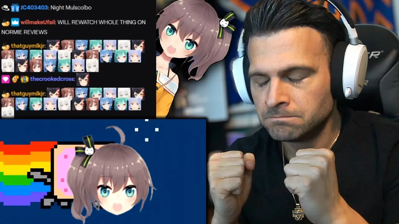 I watched Natsuiro Matsuri Nyan Cat laugh For 3 HOURS STRAIGHT Live