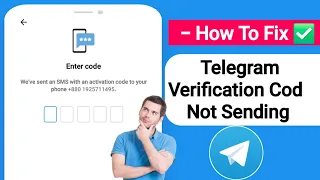 How To Fix Telegram Code SMS Problem 2025 Fix Telegram Not Sending Code OTP Not Received