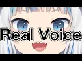 Gawr Gura's real  voice