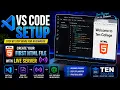 How to Install VS Code on Windows 2026 First HTML File Live Server Tutorial TEN COLLEGE