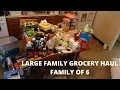Large Family Grocery Haul July Bjs Curbside Pickup Target Walmart Shoprite Family of 6