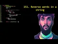 151 Reverse words in a string Leetcode