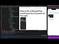 Fix Flutter Error A RenderFlex overflowed by pixels on the right