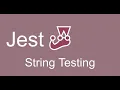 Jest tutorial string unit test