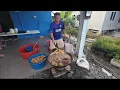 Lagu PENGORENGAN PERTAMA KEROPOK BABI 40KG//SANTAI2 BERSAMA  BUDAK KAMPONG MAKAN USUS CRISPY