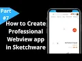 Professional Android App in Sketchware How to Create Professional Webview app in Sketchware Part 7