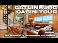 GATLINBURG TN CABIN TOUR Splashing Into Heaven INDOOR POOL PANORAMIC VIEWS