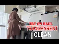 Download Lagu [4K] Try on haul Transparent cleaning tutorial girl | Get Ready With Me in 4k - Try On Haul