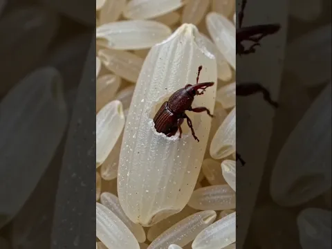 This Tiny Bug Lives Inside Your Rice! 😳 By Wild Adventures
