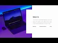 Responsive About us Section Using HTML CSS