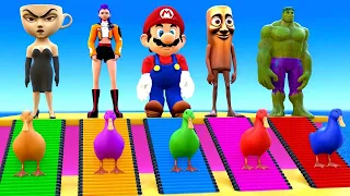Long Slide Game With Cow Elephant Gorilla Hippopotamus Tiger 3d Animal Game Funny 3d Animals