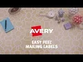 Avery Easy Peel Mailing Labels