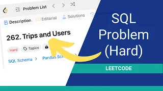 HARD Leetcode SQL Problem Solved