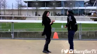 kissing prank barrybeetv